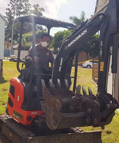 T&L Asbestos Removal team at work, Brisbane